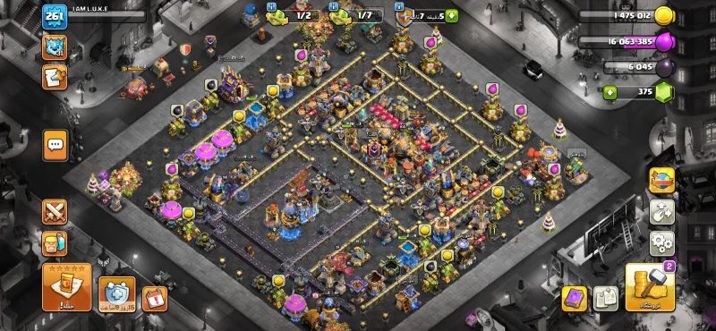 کلش اف کلنز لول ۲۶۱ clash of clans 